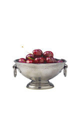 Deep Footed Bowl w/ Rings, S