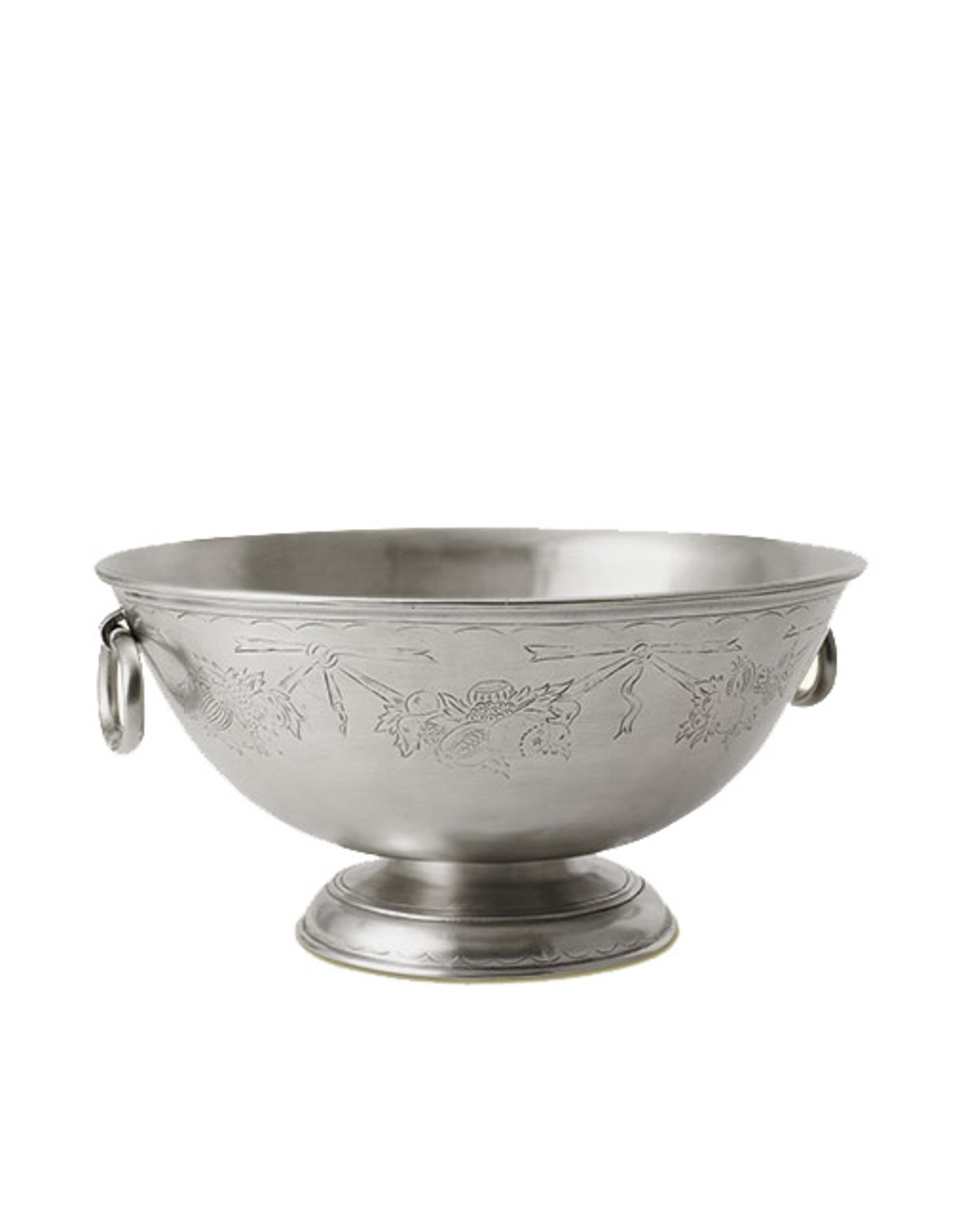 Engraved Deep Footed Bowl