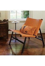 Gioberto Chair, Iron Forged w/ Leather