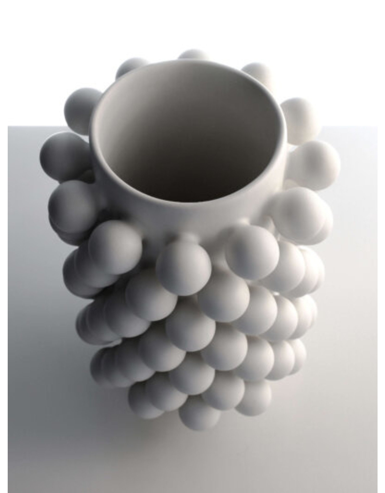 Wide Vase Alabaster, 8 x 12.5