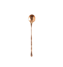 Copper Flat Long Handle Beverage Spoon