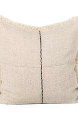 White & Black Stripe Pillow, Chile 26x26