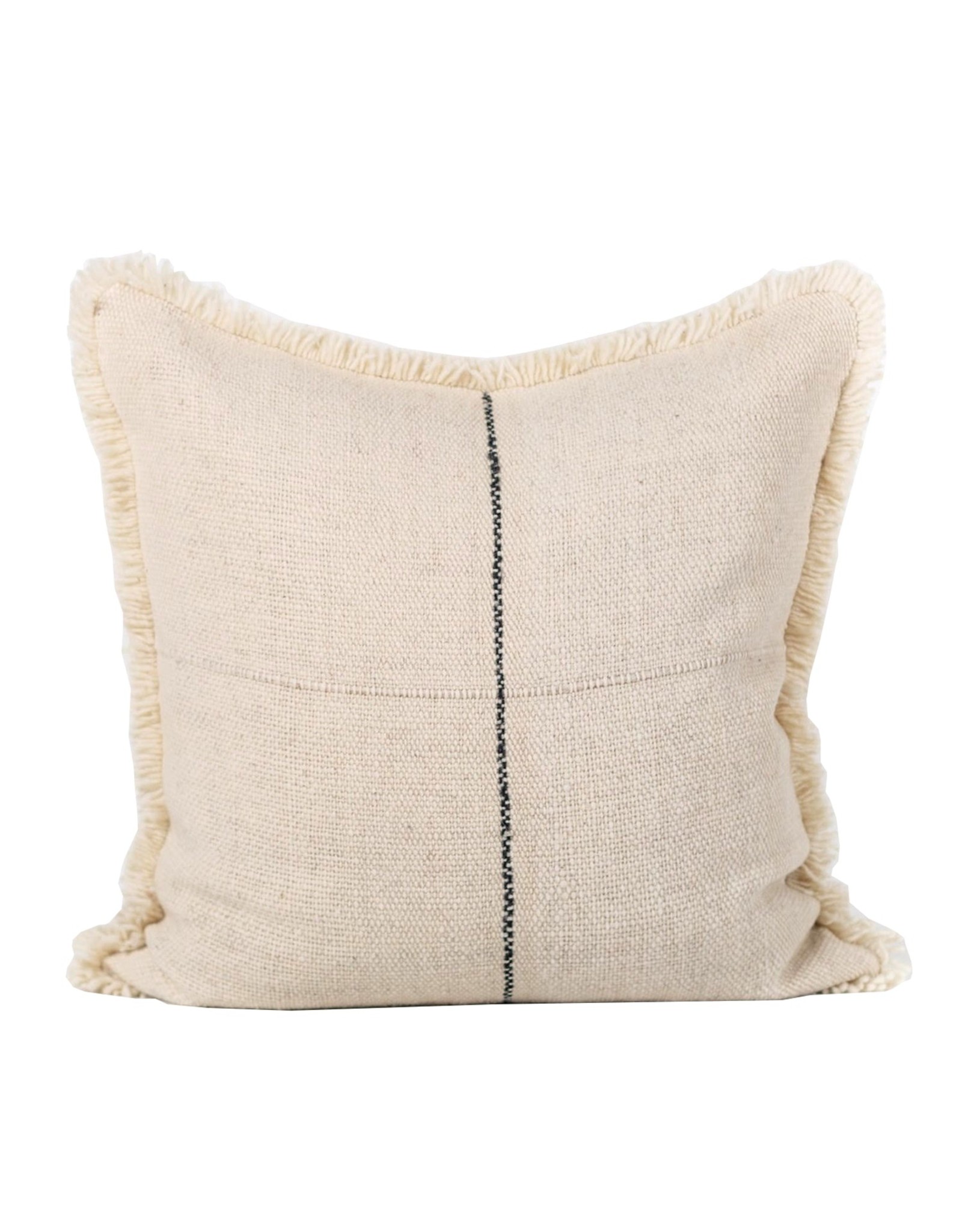 White & Black Stripe Pillow, Chile 26x26