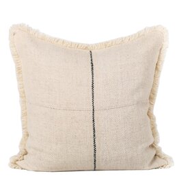 White & Black Stripe Pillow, Chile 26x26