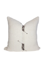 White & Black Stitch Pillow, Chile 26 x 26