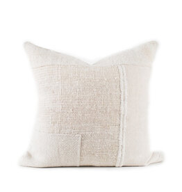Patches White Pillow, Chile  26 x 26