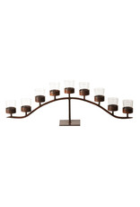Arco D' Mesa Candelabra w/ Glass Vessels