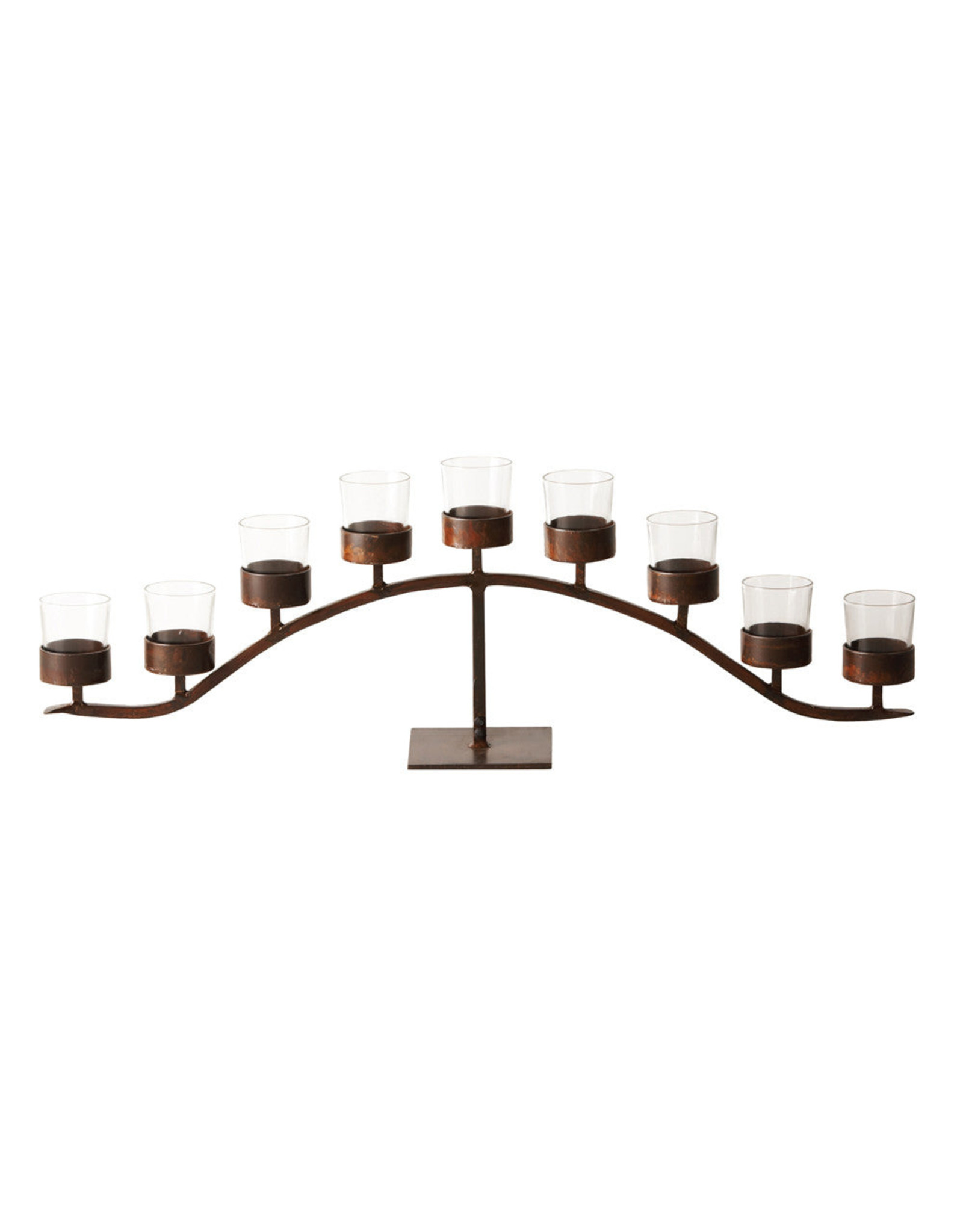 Arco D' Mesa Candelabra w/ Glass Vessels