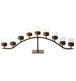 Arco D' Mesa Candelabra w/ Glass Vessels
