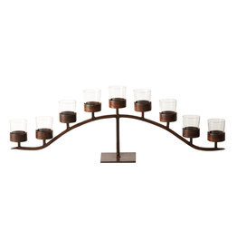 Arco D' Mesa Candelabra w/ Glass Vessels