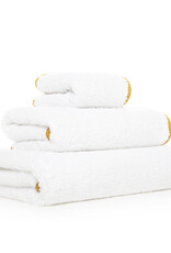 Portobello White & Gold Hand Towel 18 x 30