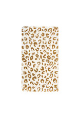 Leopard Rug, White/Gold 28x47 (L)