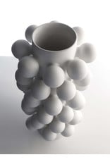 High Rise Cloud Vase Alabaster, 17 x 7.5