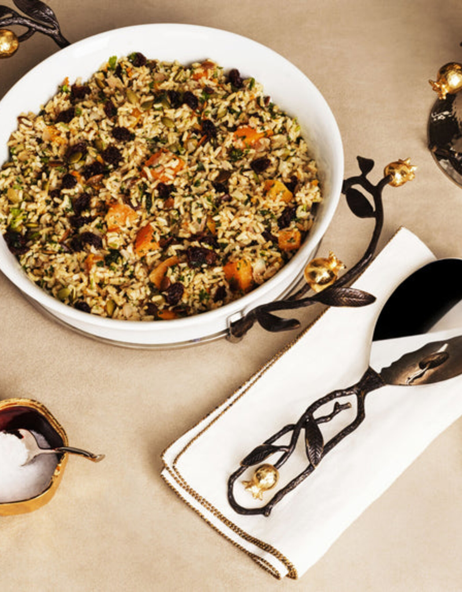 Pomegranate Rice Serving Spoon