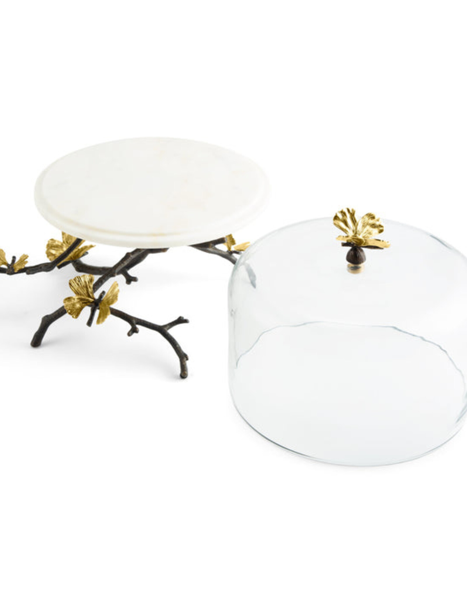 Butterfly Cake Stand w/ Dome
