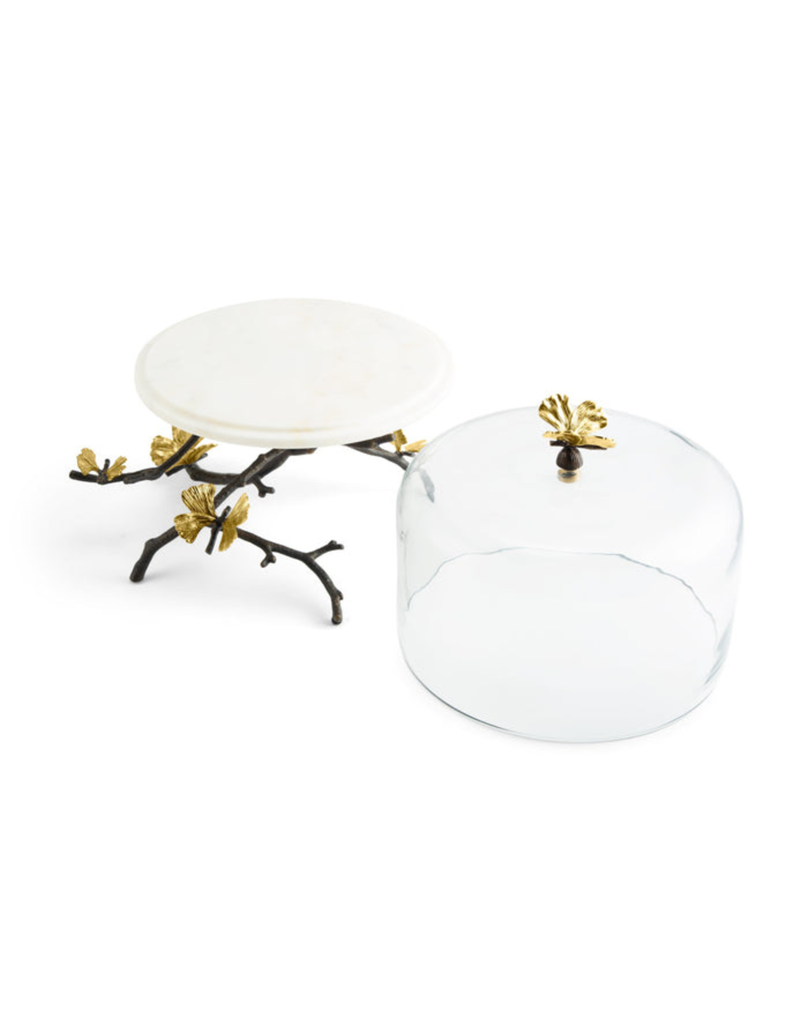 Butterfly Cake Stand w/ Dome