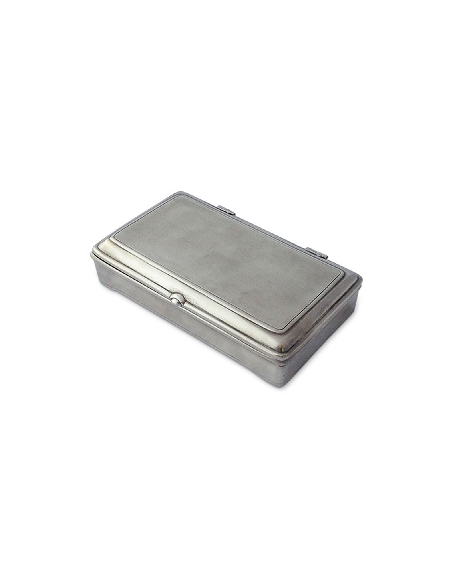 Lidded Box Rectangle w/ leather, A443.6