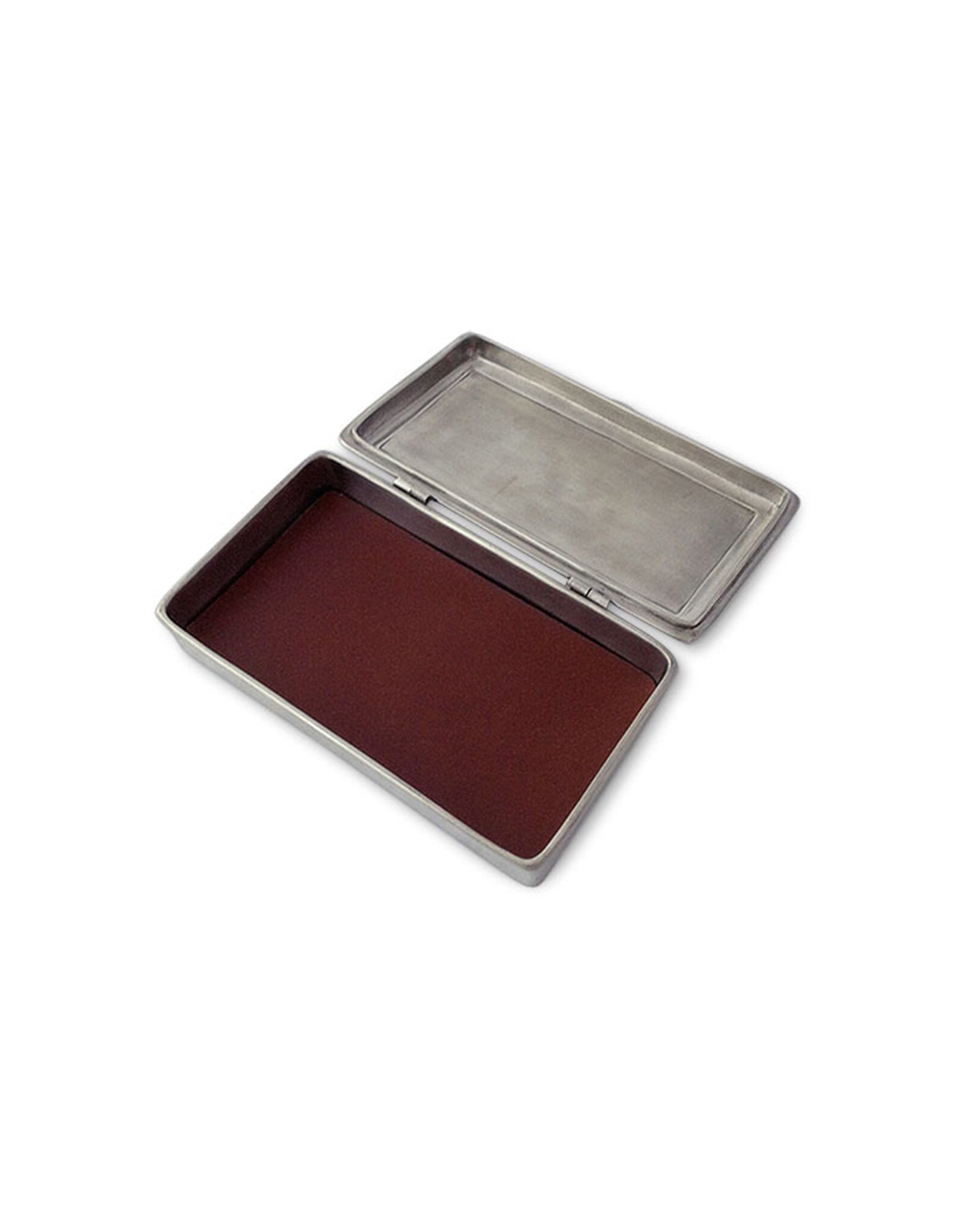 Lidded Box Rectangle w/ leather, A443.6