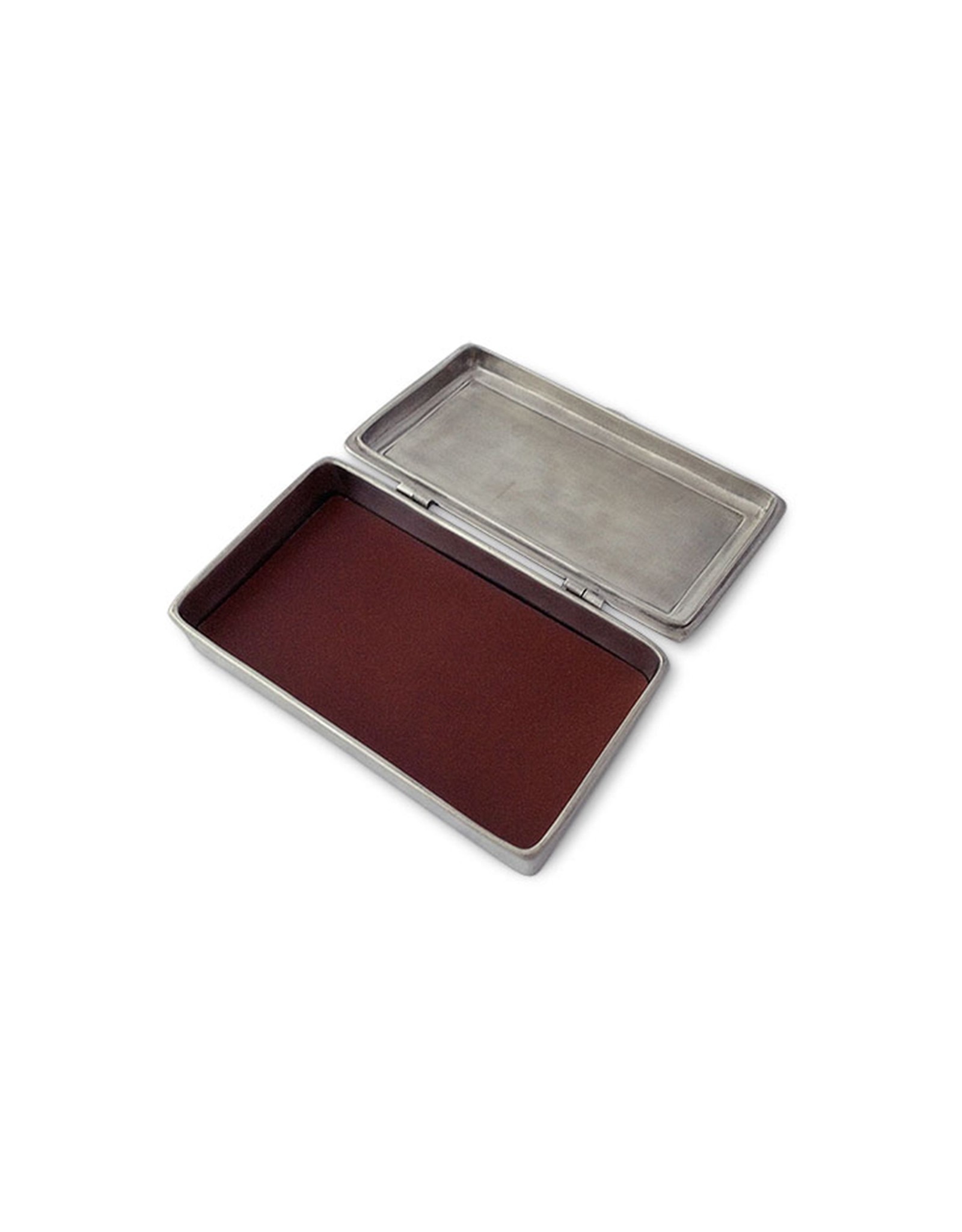 Lidded Box Rectangle w/ leather, A443.6