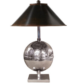 Luna Lamp Nickel w/ Iron Shade
