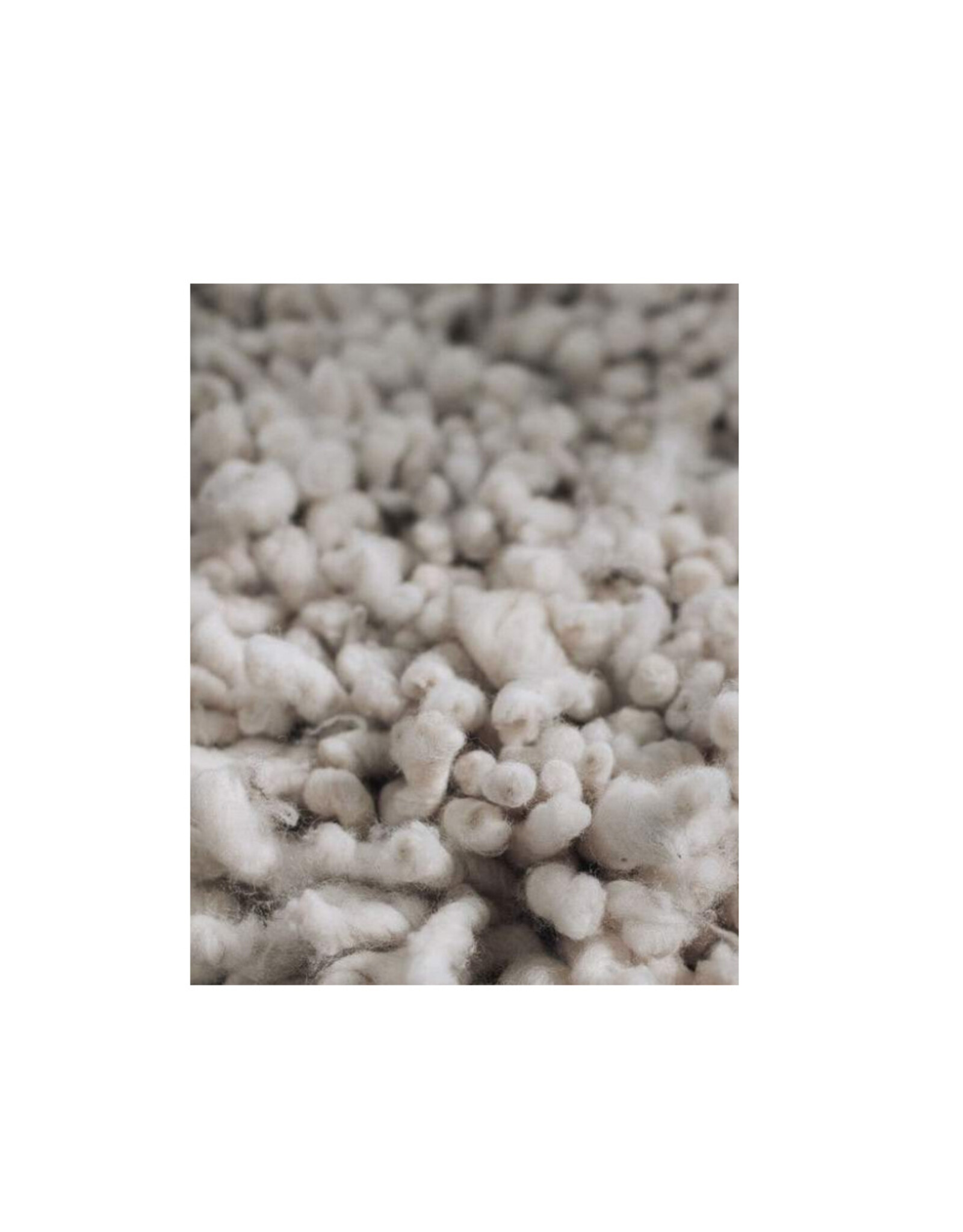 White Alpaca Rug, Chile 48x27