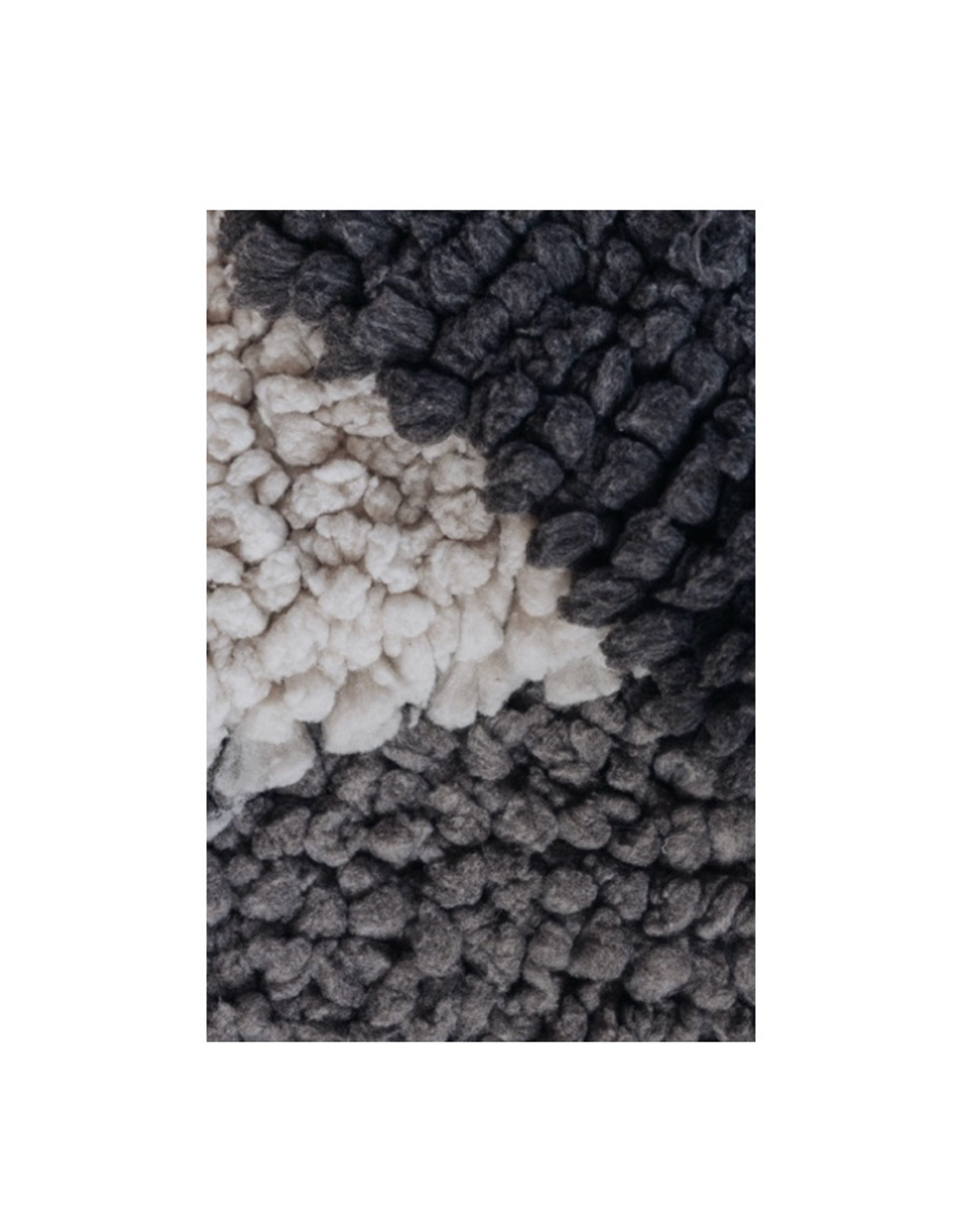 Grey Alpaca Rug, Chile 48 x 27