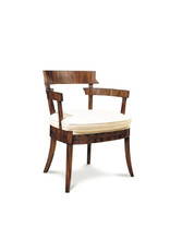 Plateros II Chair in Belgian Oyster Linen (C)