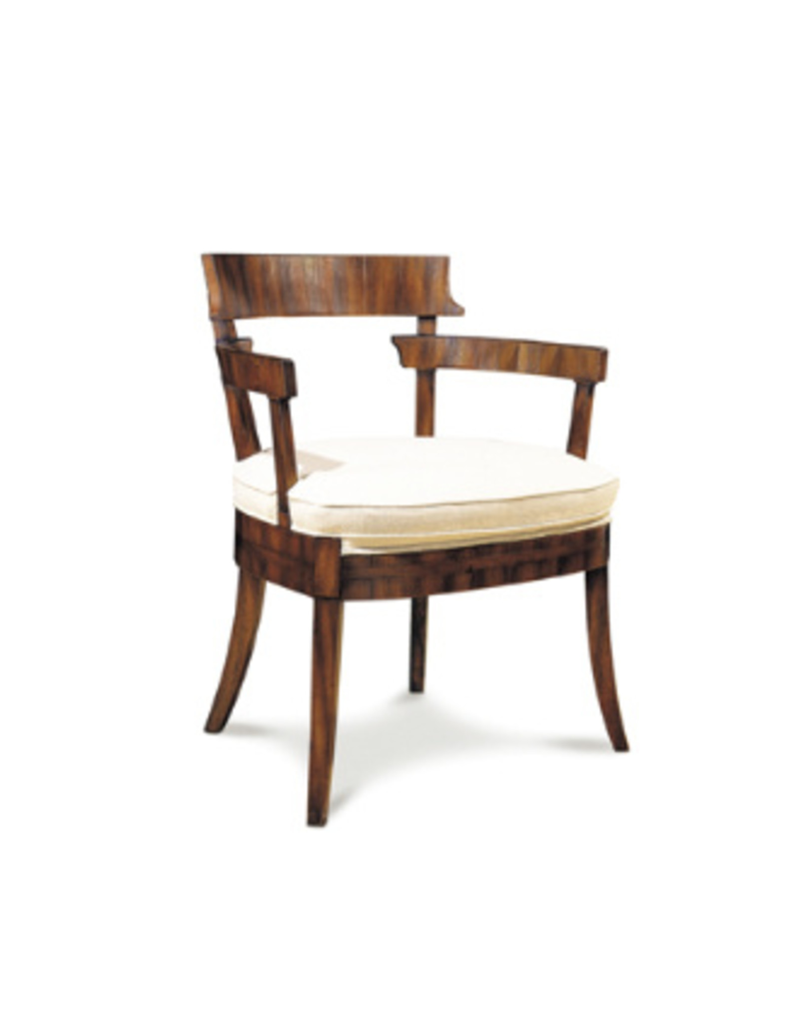 Plateros II Chair in Belgian Oyster Linen (C)