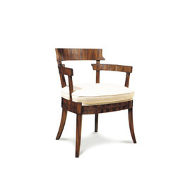 Plateros II Chair in Belgian Oyster Linen (C)