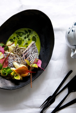 Bare Oval Bowl, Mussel