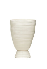 Bare Pedestal Vase, Clear