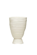 Bare Pedestal Vase, Clear