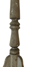 Carved Wood Candlestick, Italy c1890