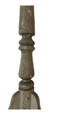 Carved Wood Candlestick, Italy c1890