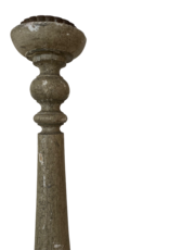 Carved Wood Candlestick, Italy c1890