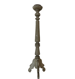 Carved Wood Candlestick, Italy c1890