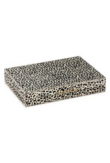 Natural Cheetah Hair on Hide Backgammon