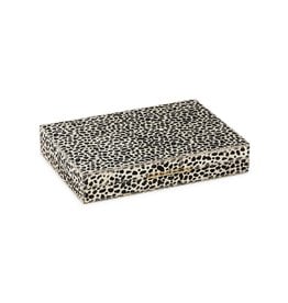 Natural Cheetah Hair on Hide Backgammon