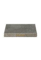 Brown Striped Hair on Hide Backgammon