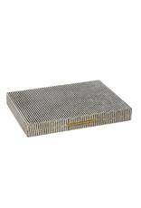 Brown Striped Hair on Hide Backgammon