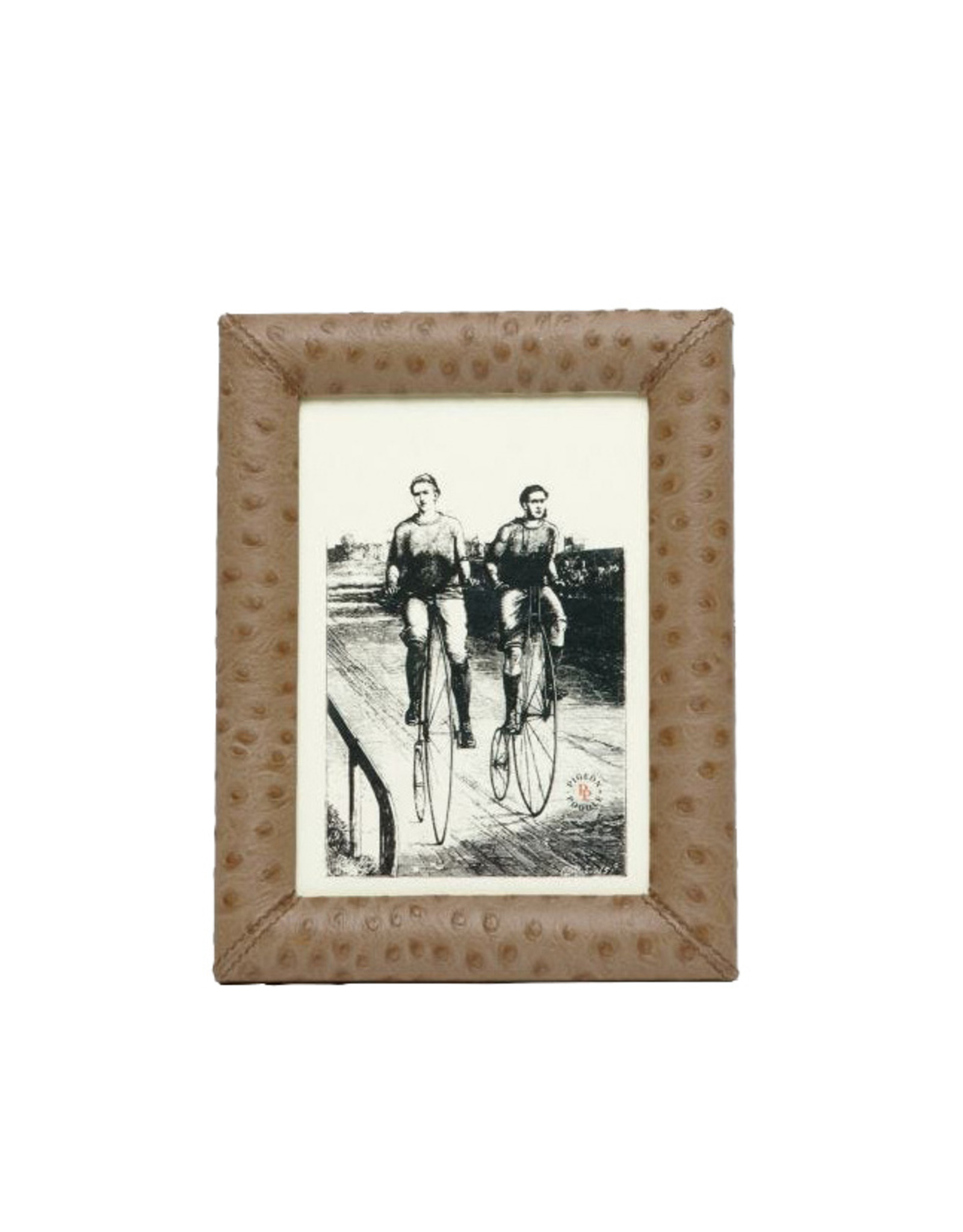 Witney Ostrich Frame, Oat Brown 5 x 7