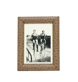 Witney Ostrich Frame, Oat Brown 5 x 7