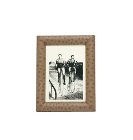 Witney Ostrich Frame, Oat Brown 5 x 7