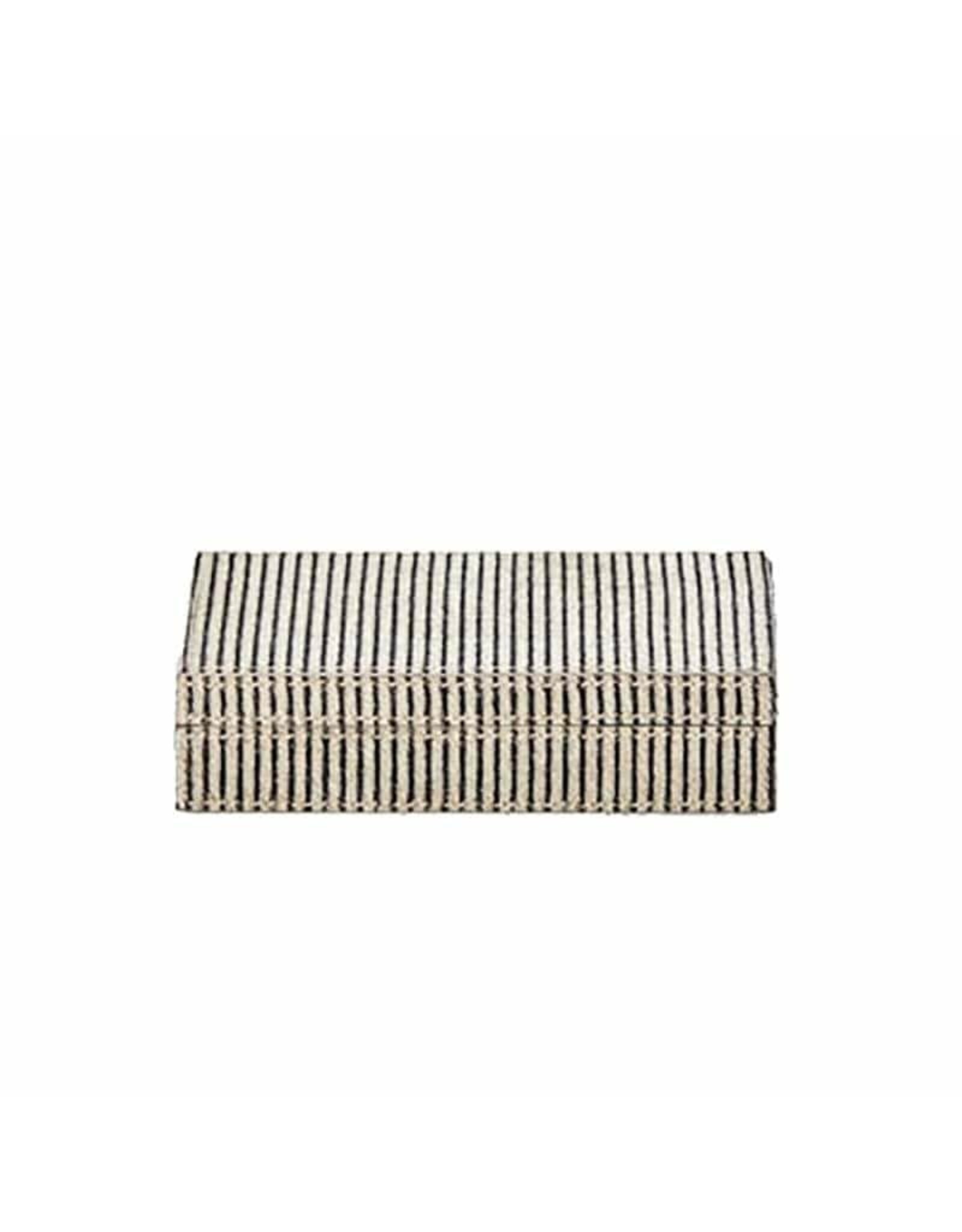 Brown Striped Hair on Hide Card Box