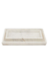 White Marble Tray, S