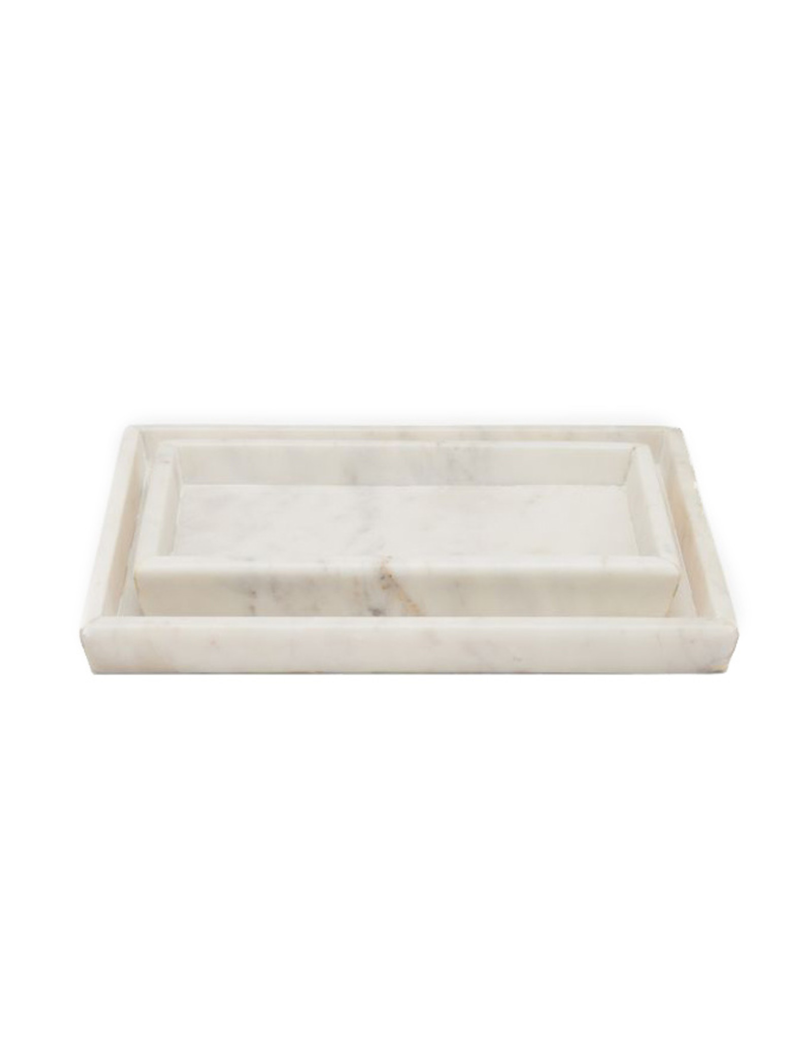 White Marble Tray, S