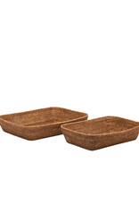 Natural Low Basket, Lg