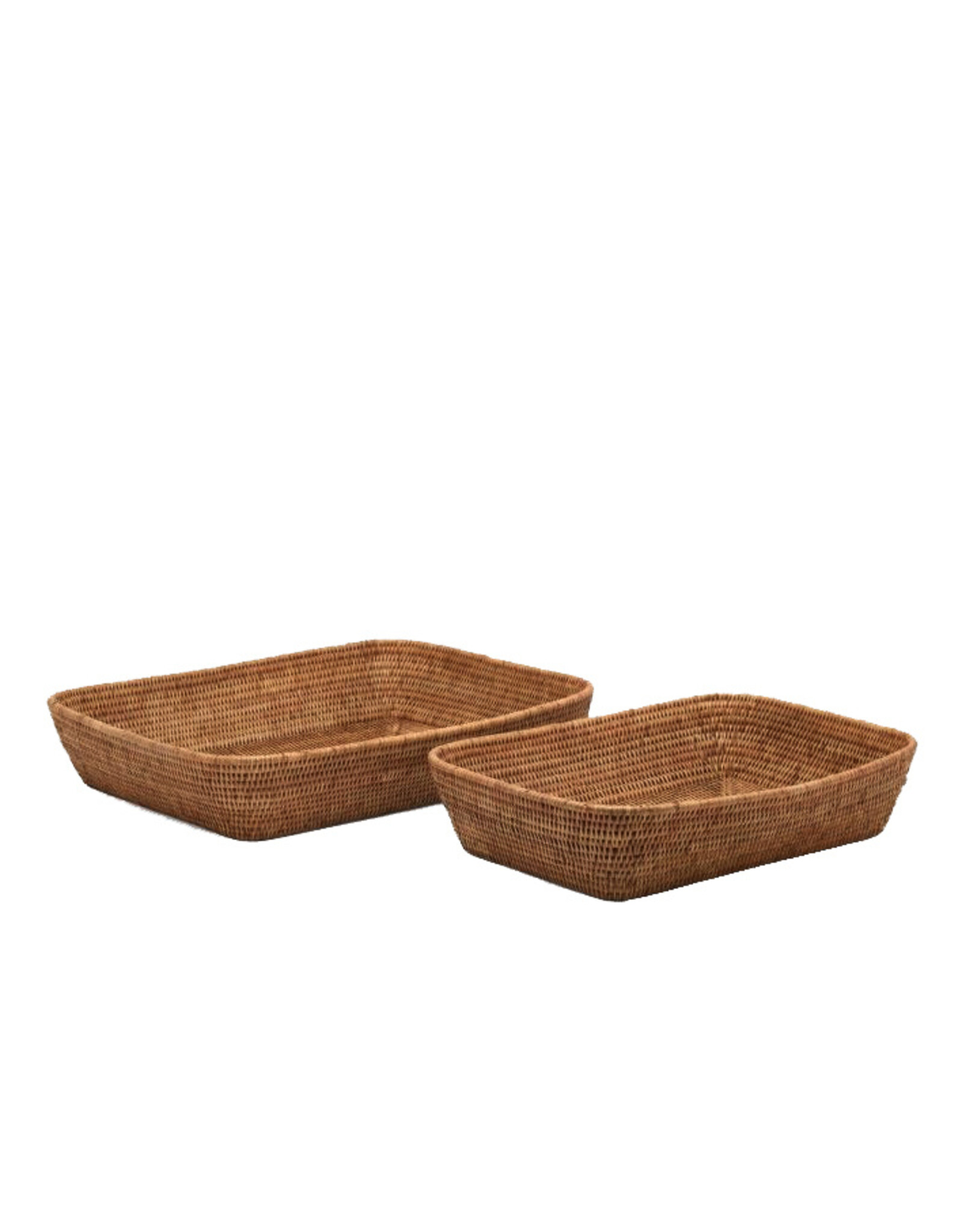 Natural Low Basket, Lg