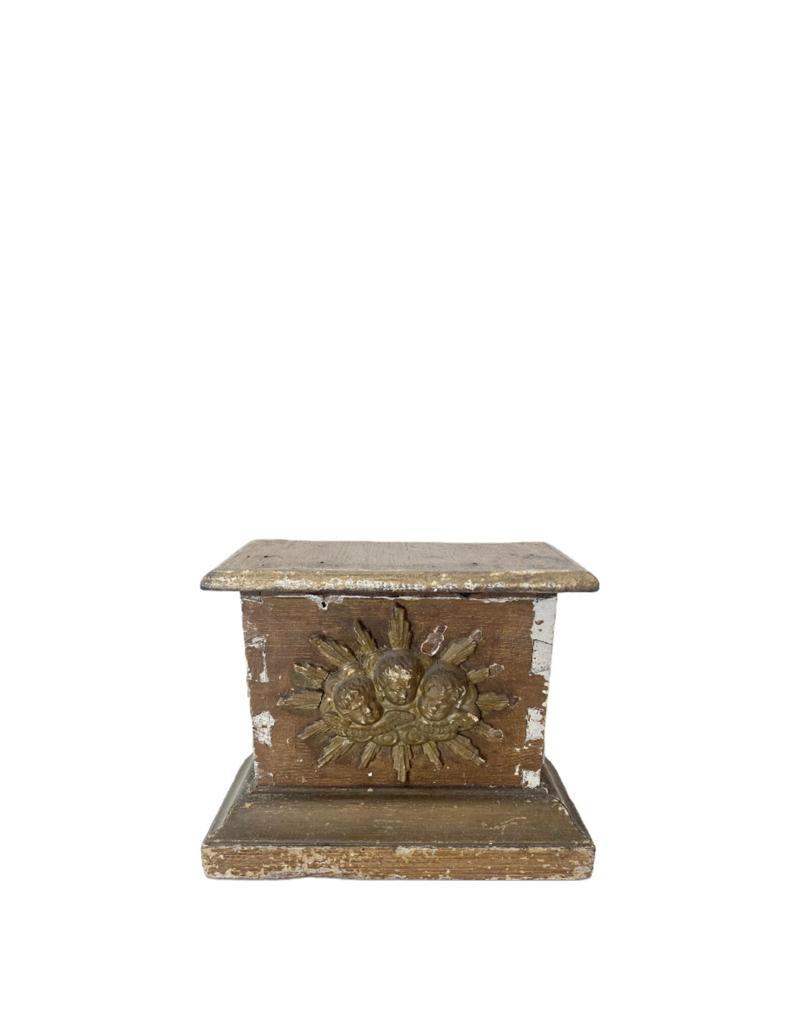 Gilded Baroque Pedestal, France c1800
