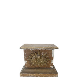 Gilded Baroque Pedestal, France c1800